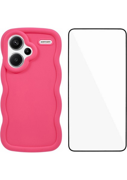 Xiaomi Redmi Note 13 Pro Plus 5g Dalga Kenarı Tpu Kapak, Temperli Cam Filmi (Yurt Dışından)