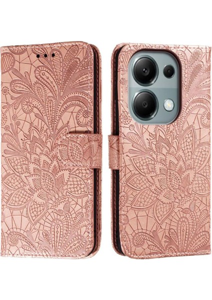 Xiaomi Redmi Note 13 Pro 4g / Poco M6 Pro 4g Pu Deri Çevirme Cüzdan Telefon Kapağı (Yurt Dışından)