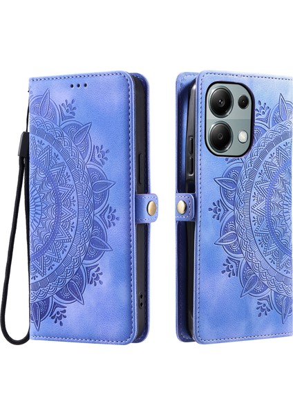 Xiaomi Poco M6 Pro 4g / Redmi Note 13 Pro 4g Cilt Hissi Cüzdan Deri Telefon Kapağı (Yurt Dışından)