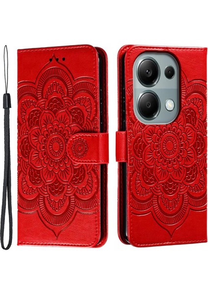 Xiaomi Poco M6 Pro 4g / Redmi Note 13 Pro 4g Pu Deri Cüzdan Telefon Kapağı (Yurt Dışından)