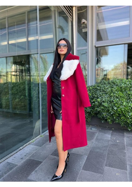 Ithal Kürklü Bordo Kaşe modelleri