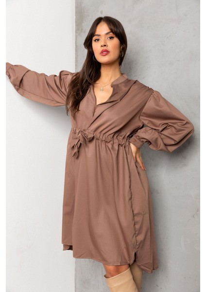 Kadın Tasarım Likralı Gabardin Elbise modelleri