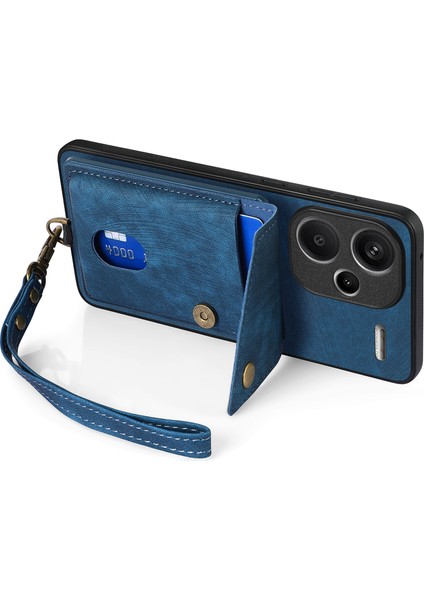 Xiaomi Redmi Note 13 Pro Plus 5g Kickstand Pu+Tpu Telefon Kapağı (Yurt Dışından)