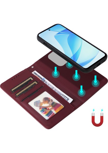 Xiaomi Redmi 12 / 12R 4g / Poco M6 Pro 5g Ayrılabilir Deri Telefon Kapağı (Yurt Dışından)