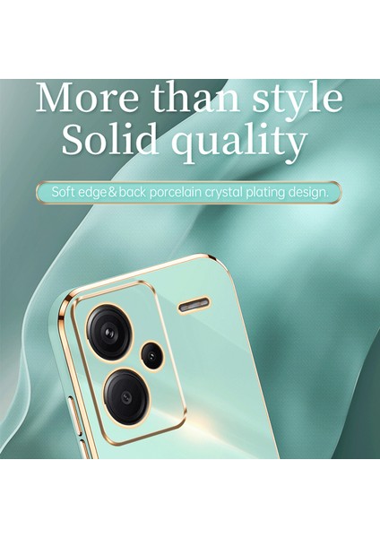 Xiaomi Redmi Note 13 Pro+ 5g Yumuşak Tpu Kılıfı Elektraplama Şok Geçirmez Telefon Kapağı (Yurt Dışından) modelleri
