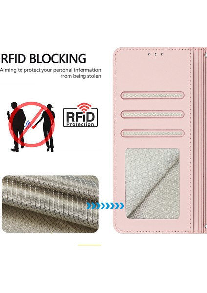 Xiaomi 13 Rfıd Engelleme Pu Deri Cüzdan Telefon Kapağı (Yurt Dışından)