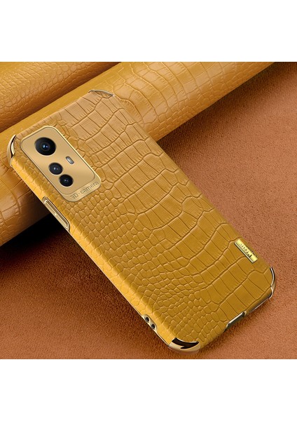 Redmi Note 12S 4g Deri Kaplamalı Tpu Telefon Kılıfı Timsah Doku Kapağı (Yurt Dışından) fiyatları