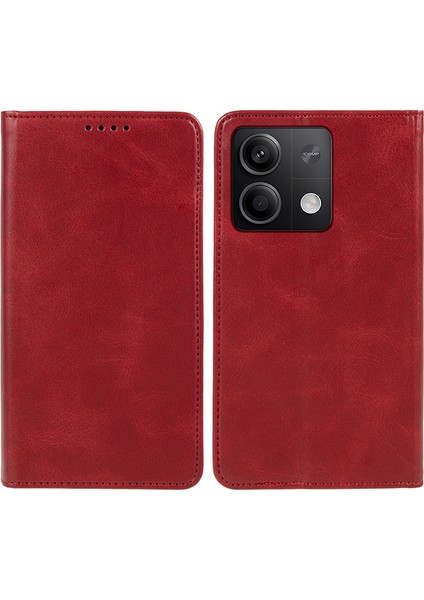 Xiaomi Redmi Note 13 Pro 5g Cep Telefonu Stand Kapağı Şok Geçirmez Pu Deri Cüzdan (Yurt Dışından)