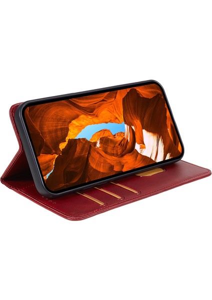 Xiaomi Redmi Note 13 Pro 5g Cep Telefonu Stand Kapağı Şok Geçirmez Pu Deri Cüzdan (Yurt Dışından)