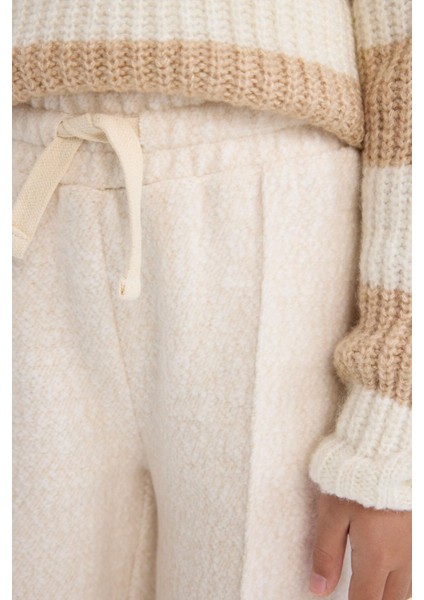 Kız Çocuk Wide Leg Geniş Bol Paça Beli Lastikli Eşofman Altı A9321A824WN