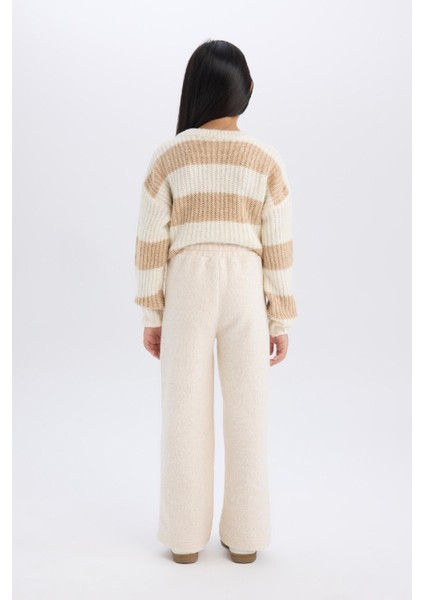 Kız Çocuk Wide Leg Geniş Bol Paça Beli Lastikli Eşofman Altı A9321A824WN