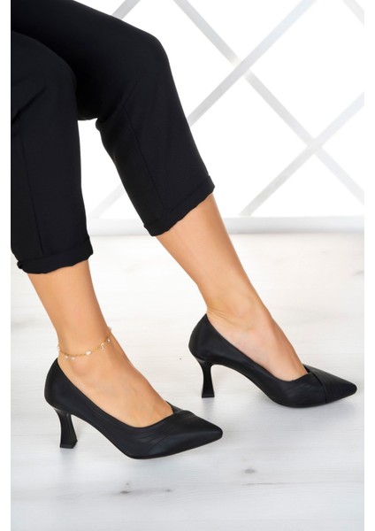 Amelia Siyah Saten Abiye Topuklu Ayakkabı fiyatları