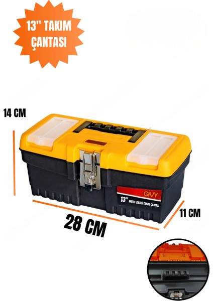 Metal Kilitli Takım Çantası 13* OTCM