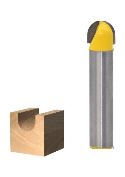 1 Adet 6mm Shank Klasik Köşe Yuvarlak Koy Kutusu Ahşap Yönlendirici Bit Yüz Mill Tungsten Router Gravür Ahşap Çalışma Aracı 6x3/8