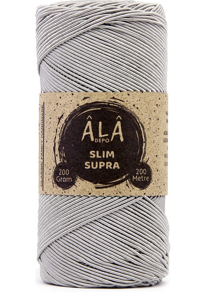 Slim Supra Ip 200 Gram Mumlu Ip Supla Çanta Runner Ipi Gümüş