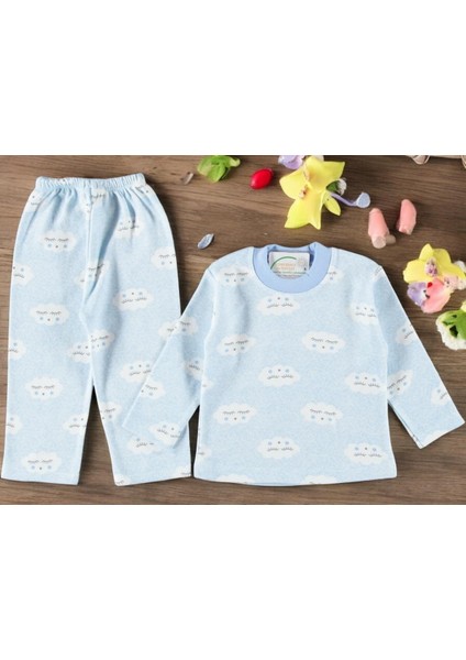 Bulutlu Erkek Bebek Pijama Takım