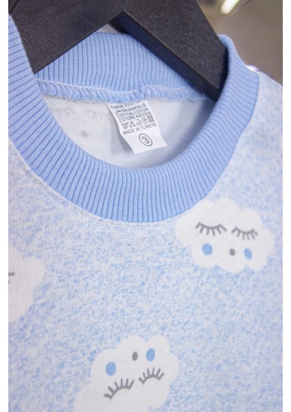 Bulutlu Erkek Bebek Pijama Takım