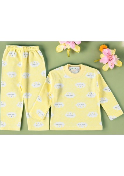 Bulutlu Erkek Bebek Pijama Takım