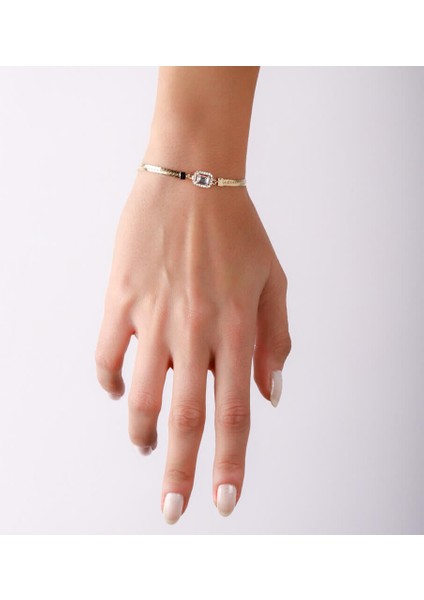 Baget Altın Bileklik Ezme Zincir 18-22 cm fiyatları