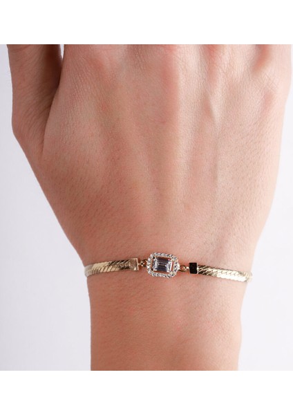 Baget Altın Bileklik Ezme Zincir 18-22 cm fırsatları