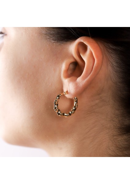 Altın Halka Küpe 2.1 cm 14 Ayar fiyatları