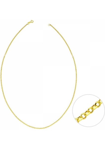 55 Cm Altın Fixli Doc Zincir