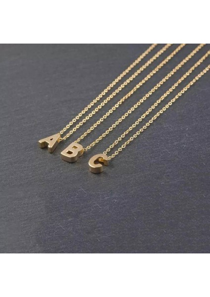 Altın Ö Harfli Taşlı Kolye fiyatları