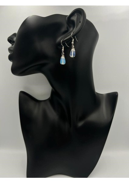 Sertifikalı Opal Doğal Taş Damla Kesim Küpe fiyatları