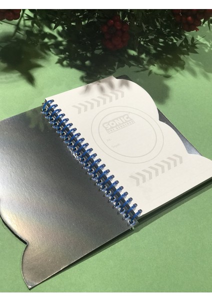 Lisanslı Sonic Hologramlı Spiralli 80 Yaprak A6 Çizgili Not Defteri 15X11CM