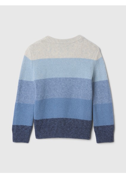 Erkek Bebek Mavi Cashsoft Gap Logo Kazak modelleri