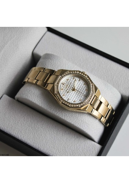 F40134B Çelik Kordonlu Kadın Kol Saati