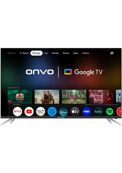 55OVF9001UQ 55’’ 140 Ekran Uydu Alıcılı 4K Ultra HD QLED Google Smart TV