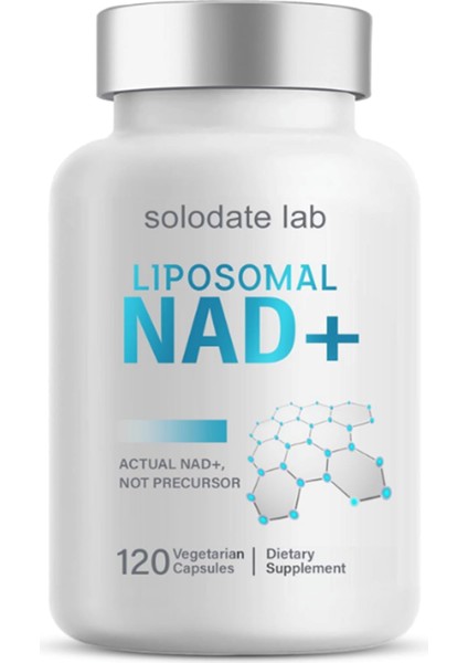 Lab Liposomal Nad Supplement, Highest Nad+ Potency For Anti-Aging, Energy, Focus - 120 Capsul.made In Usa