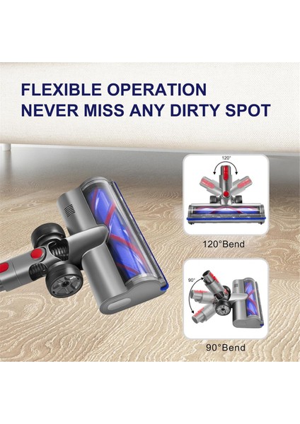 Dyson V7 V8 V10 V11 V15 Için Hızlı Çıkarılabilir Motorhead Temizleme Başlığı (Yurt Dışından)