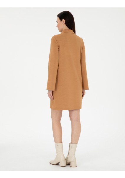 Kadın Camel Regular Fit Örme Elbise 50308163-VR015