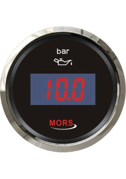 Dijital Yağ Göstergesi 10 Bar 12-24V Siyah