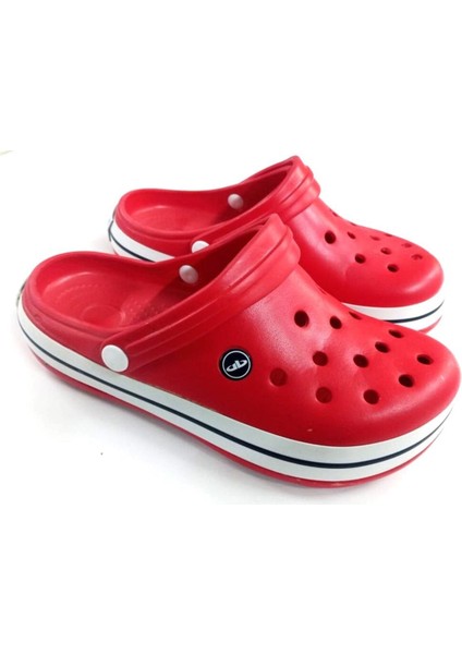 Akınal Bay Bayan Sabo Terlik Kırmızı