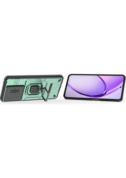 Oppo K12X Kılıf, [tam Kamera Koruması] [360° Dönebilen Destek Halkası] Askeri Sınıf Sert Koruyucu Telefon Kılıfı Kapağı (Yurt Dışından) modelleri