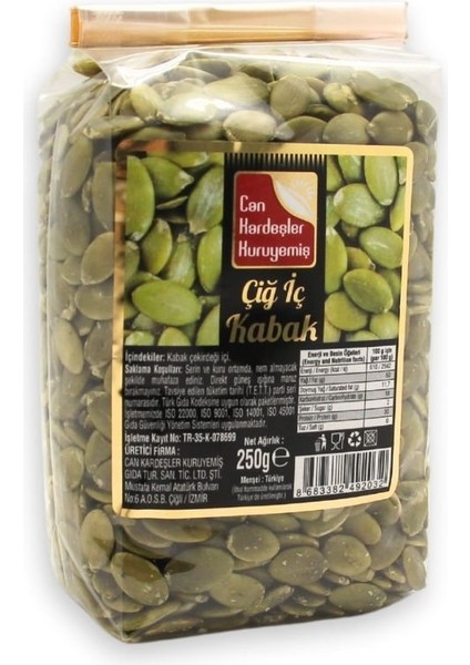 Çiğ Iç Kabak Çekirdeği (250 G)