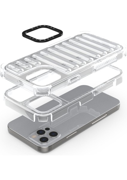 IPhone 14 Kılıfı, Ağır Hizmet Tipi Darbeye Dayanıklı Koruma Telefon Kılıfları, Düşmeye Karşı, Üç Katmanlı Şeffaf Koruyucu Kılıf IPhone 14 ile Uyumlu (Yurt Dışından) fırsatları
