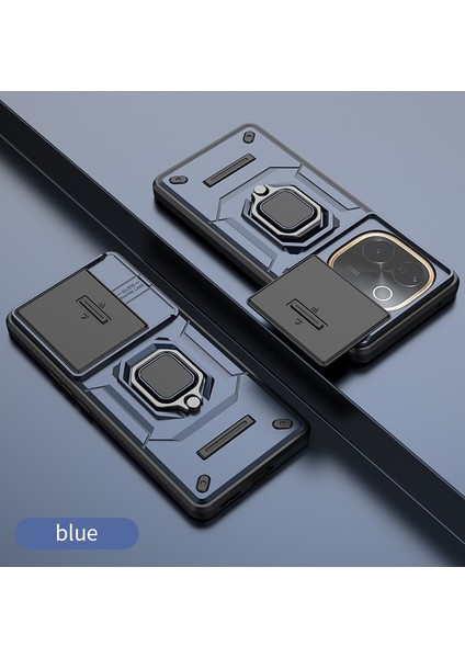 Vivo Iqoo Z9 Turbo Kılıf, [tam Kamera Koruması] [360° Dönebilen Destek Halkası] Askeri Sınıf Sert Koruyucu Telefon Kılıfı Kapağı (Yurt Dışından) fiyatları