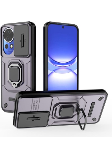 Huawei Nova 13 Pro Kılıf, [tam Kamera Koruması] [360° Dönebilen Destek Halkası] Askeri Sınıf Sert Koruyucu Telefon Kılıfı Kapağı (Yurt Dışından) modelleri