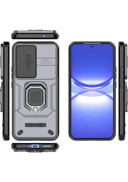 Huawei Nova 13 Pro Kılıf, [tam Kamera Koruması] [360° Dönebilen Destek Halkası] Askeri Sınıf Sert Koruyucu Telefon Kılıfı Kapağı (Yurt Dışından) fiyatları