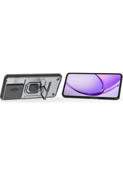 Oppo K12X Kılıf, [tam Kamera Koruması] [360° Dönebilen Destek Halkası] Askeri Sınıf Sert Koruyucu Telefon Kılıfı Kapağı (Yurt Dışından) fırsatları