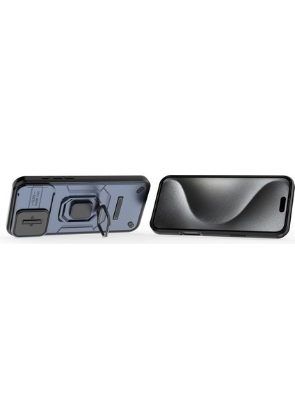 IPhone 16 Pro Kılıf, [tam Kamera Koruması] [360° Dönebilen Destek Halkası] Askeri Sınıf Sert Koruyucu Telefon Kılıfı Kapağı (Yurt Dışından) fırsatları
