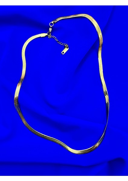 Italyan Ezme Gümüş Gri (Sılver) Paslanmaz Çelik Kolye 45CM fırsatları