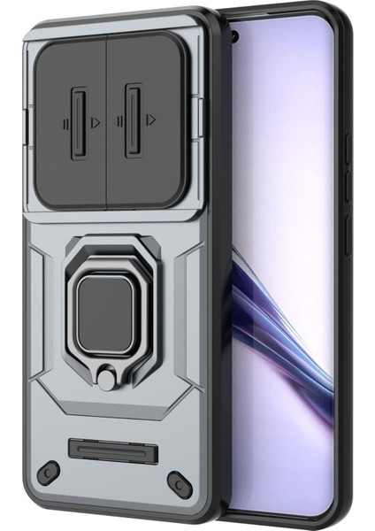 Oppo Realme 13 Pro Plus Kılıf, [tam Kamera Koruması] [360° Dönebilen Destek Halkası] Askeri Sınıf Sert Koruyucu Telefon Kılıfı Kapağı (Yurt Dışından)