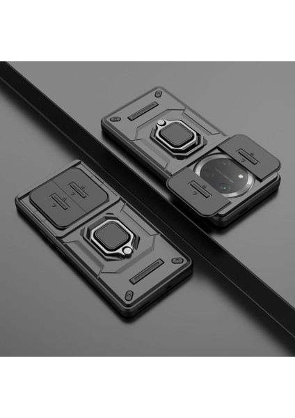 Huawei Honor X60 Pro Kılıf, [tam Kamera Koruması] [360° Dönebilen Destek Halkası] Askeri Sınıf Sert Koruyucu Telefon Kılıfı Kapağı (Yurt Dışından) modelleri