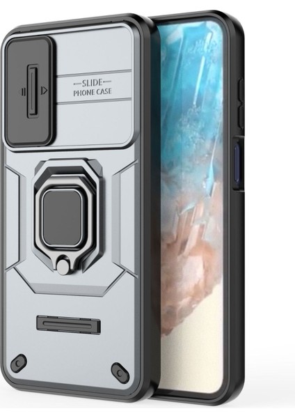 Samsung Galaxy A25 Kılıf, [tam Kamera Koruması] [360° Dönebilen Destek Halkası] Askeri Sınıf Sert Koruyucu Telefon Kılıfı Kapağı (Yurt Dışından)