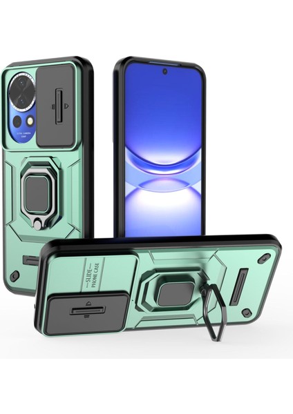 Huawei Nova 13 Pro Kılıf, [tam Kamera Koruması] [360° Dönebilen Destek Halkası] Askeri Sınıf Sert Koruyucu Telefon Kılıfı Kapağı (Yurt Dışından) fiyatları